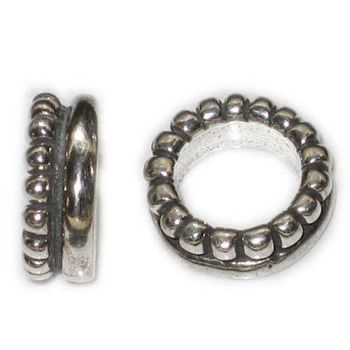 Bead sterling silver charm spacer .925 x 1 Beads charms spacers -B42