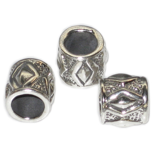 Bead sterling silver charm spacer .925 Beads charms spacers -B84