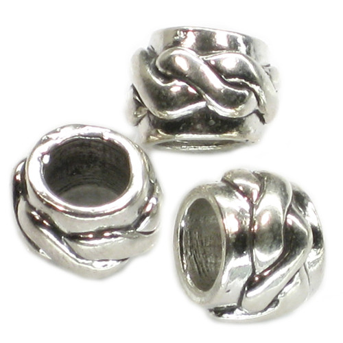 Bead sterling silver charm spacer .925 Beads charms spacers -B85