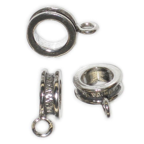 Bead sterling silver charm spacer Converter .925 Converters spacers H1