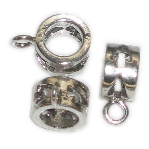 Bead sterling silver charm spacer Converter .925 x 1 Converters spacers K1