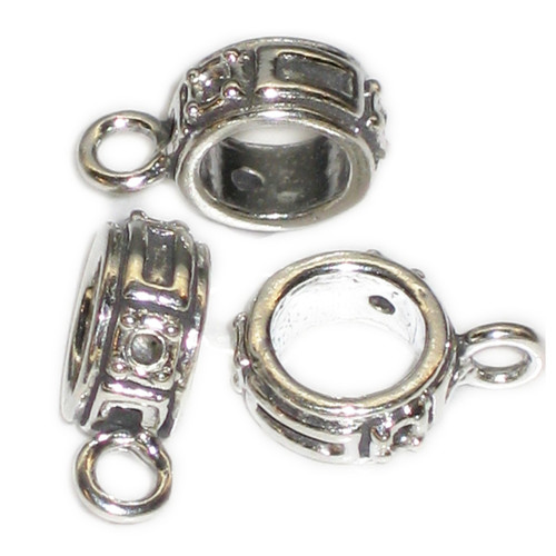 Bead sterling silver charm spacer Converter .925 Converters spacers L1