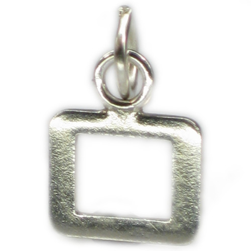 Initial O small Letter sterling silver charm .925 Letters charms