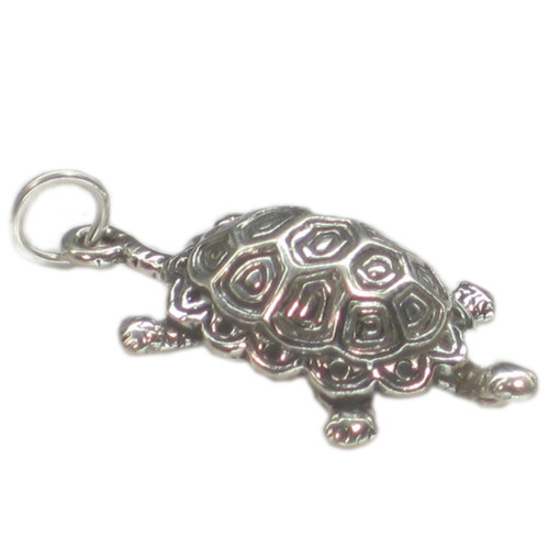 Tortoise Turtle sterling silver charm .925 x 1 Turtles charms