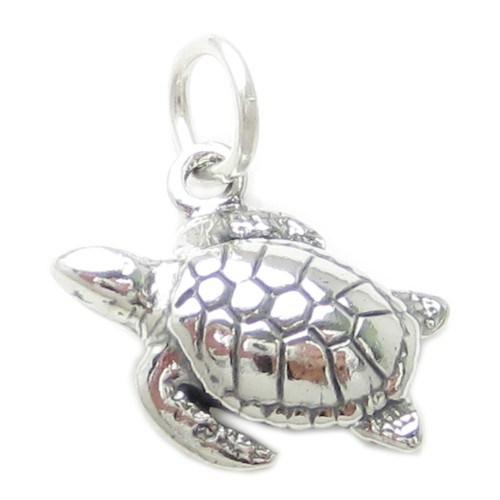 Turtle sterling silver charm .925 x 1 Turtles turtel turtels charms R