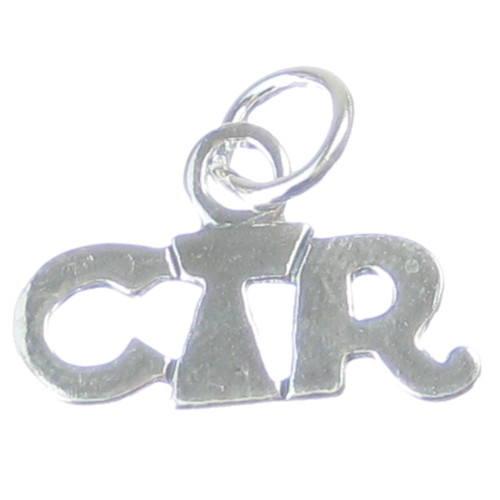 CTR Choose The Right sterling silver charm .925 x 1 charms