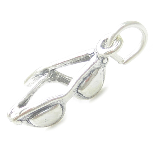 Sun Glasses sterling silver charm .925 x 1 Holiday charms Sunglasses