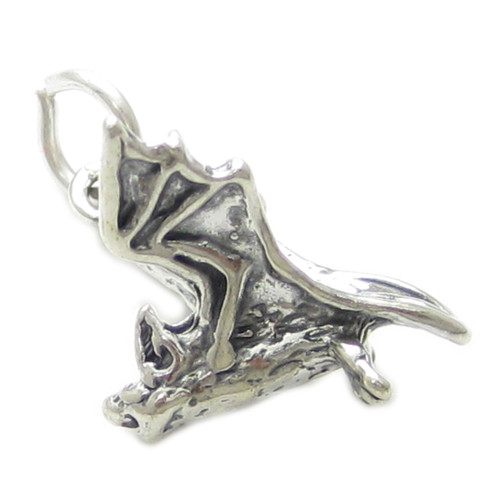 Bat sterling silver charm .925 x 1 Halloween Horror Vampire bats charms