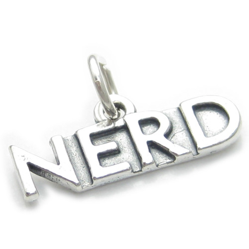 Nerd sterling silver charm .925 Nerds charms