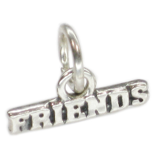 Friends sterling silver charm .925 x 1 BF or BFF charms