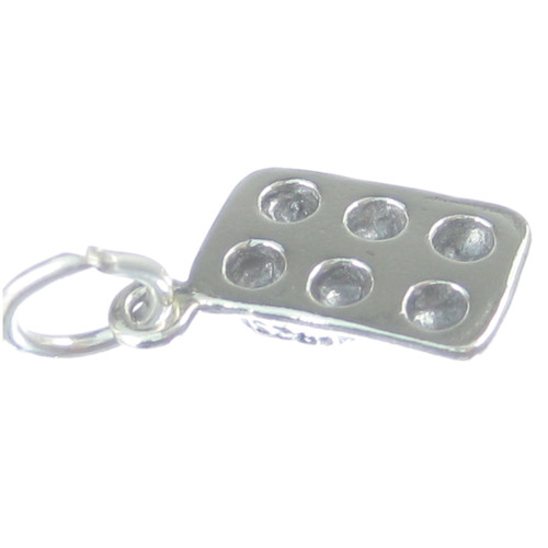 Fairy Cake baking tray sterling silver charm .925 x 1 Muffin Pan Cakes