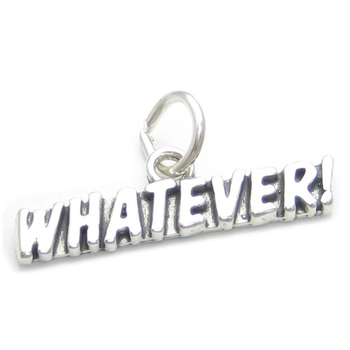 Whatever sterling silver charm .925 ESSEX charms