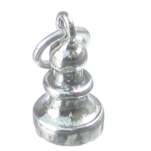 Pawn sterling silver charm .925 x 1 Chess Game Pieces charms