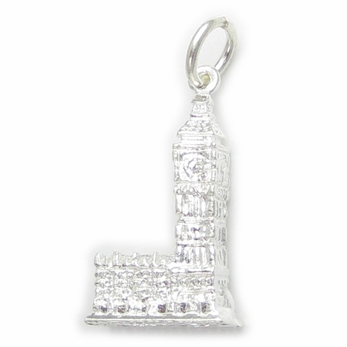 Big Ben sterling silver charm .925 x 1 Clocks of London Landmarks charms