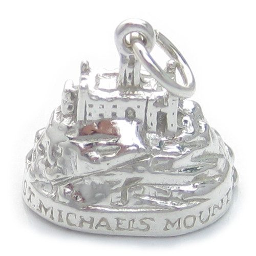 Saint Michaels Mount sterling silver charm .925 x 1 Cornwall charms
