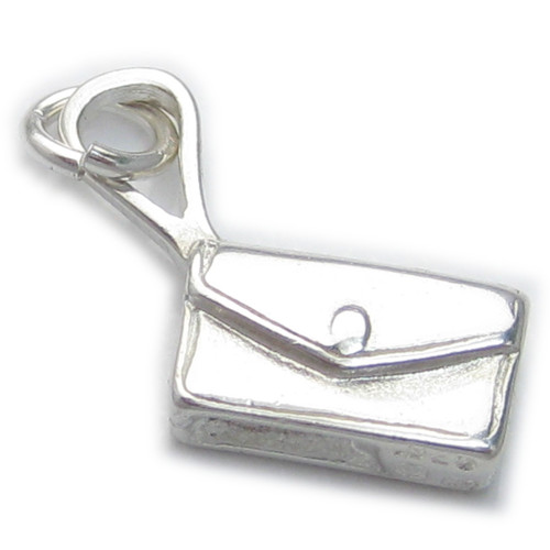 Clutch Bag Handbag sterling silver charm .925 x 1 Handbags charms