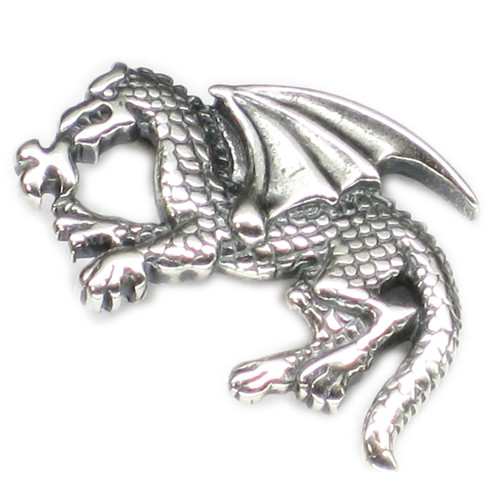 Dragon sterling silver pendant .925 x 1 Dragons pendants