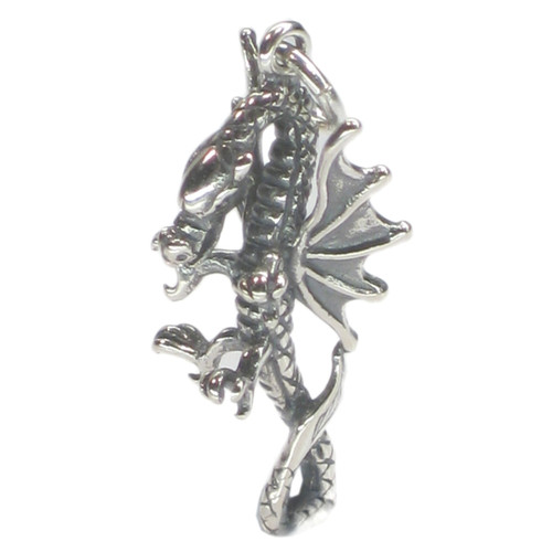 Dragon sterling silver charm .925 x 1 Dragons charms G