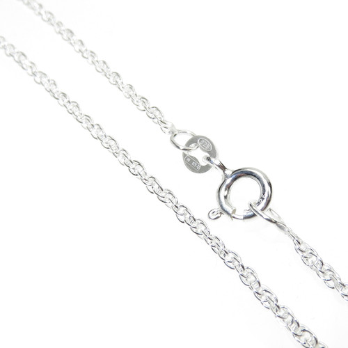 18 inch sterling silver prince of wales chain necklace .925 chains
