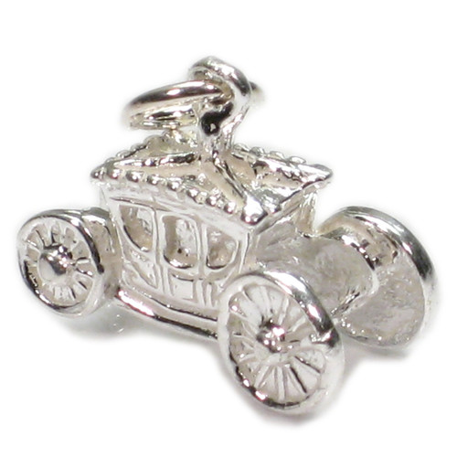 Royal Coronation Coach Carriage sterling silver charm .925 x 1 charms