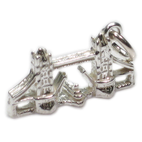Tower Bridge London England sterling silver charm .925 x 1 charms