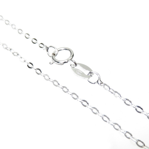 16 inch fine sterling silver chain necklace .925 chains necklaces J