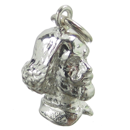 Shakespeares Head sterling silver charm .925 Shakespeare charms