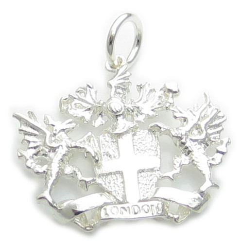 London Crest sterling silver charm .925 x 1 English England charms