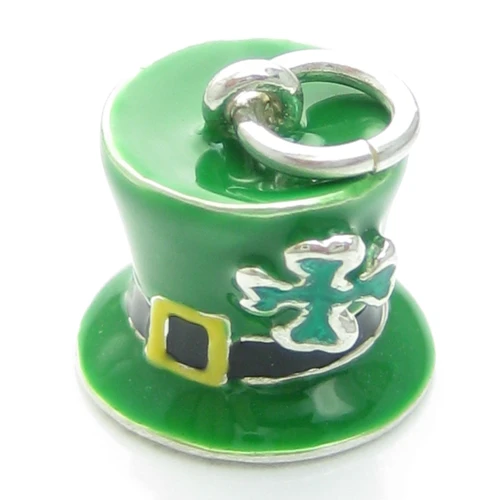 Irish Lucky Hat sterling silver charm .925 Ireland leprechaun hats