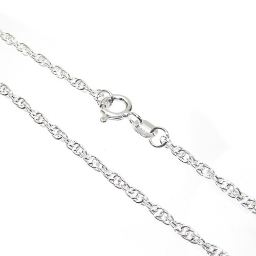 18 Inch Prince of Wales sterling silver chain necklace .925 x1 Chains
