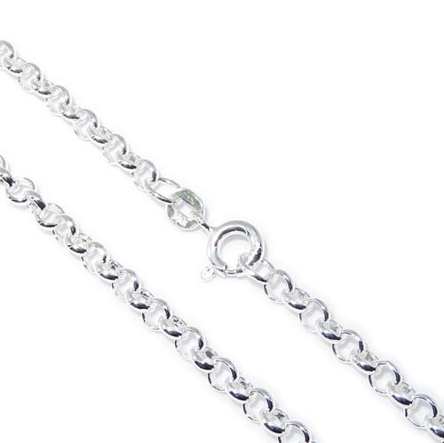 20 Inch sterlng silver belcher chain necklace .925 x1 Chains Necklaces