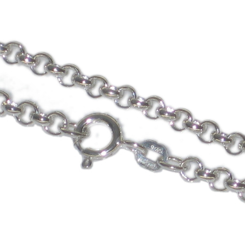 18 Inch sterling silver belcher chain necklace .925 Chains Necklaces