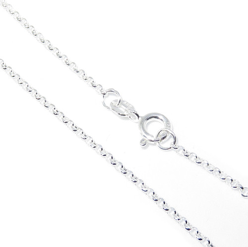 20 Inch sterling silver belcher chain necklace .925 Chains Necklaces A