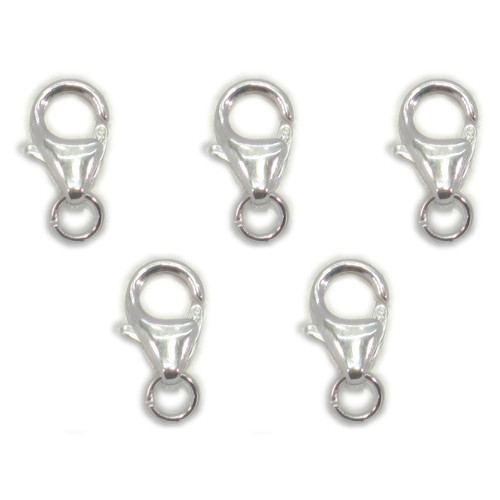 5 x 11mm Lobster Clasps Clips Trigger sterling silver fittings