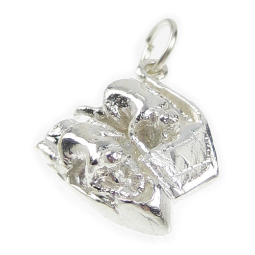 Isle of Man TT Sidecar race sterling silver charm .925 x 1 IOM charms