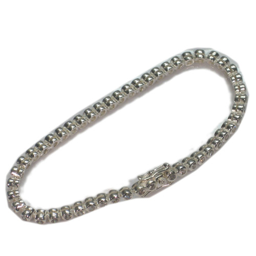 CZ Line - Tennis sterling silver bracelet .925 x 1 bracelets