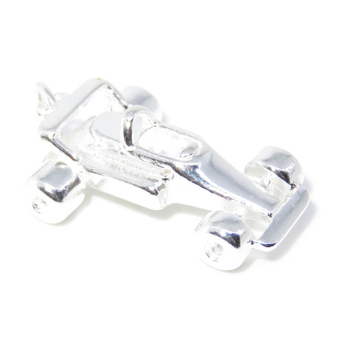 Racing Car sterling silver charm .925 x 1 Motorsport Race Cars charms