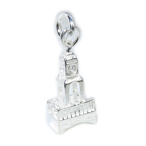 Eastgate Clock in Chester sterling silver charm .925 x 1 East Gate
