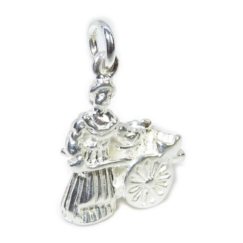 Molly Malone sterling silver charm .925 Dublin Street Seller charms