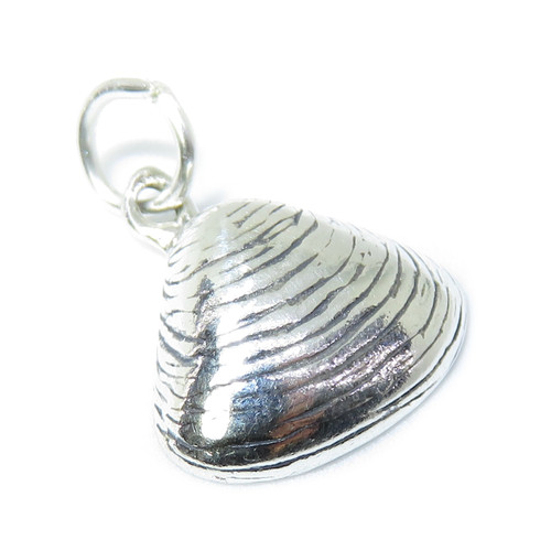 Shell sterling silver charm .925 x 1 Beach and Shells charms