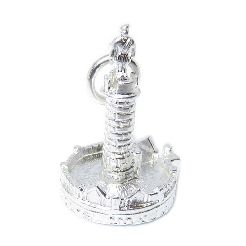 Bonnie Prince Charlie Monument sterling silver charm .925 Glenfinnan
