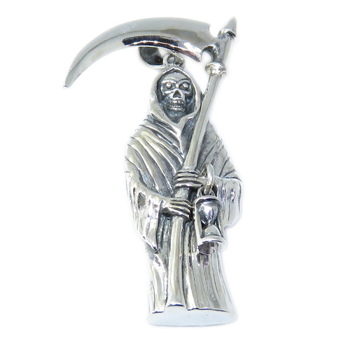 The Grim Reaper sterling silver pendant .925 x 1 Death Pendants