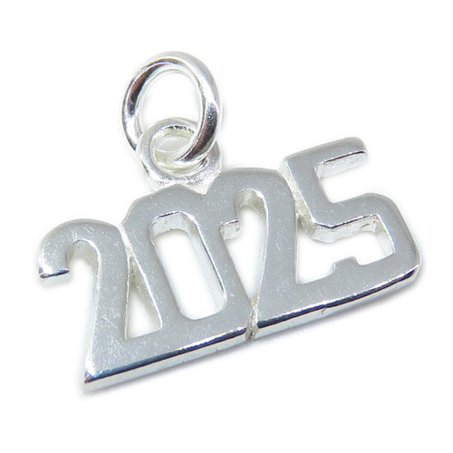 2025 year sterling silver charm .925 x 1 Years Graduation Anniversary