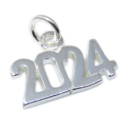 2024 year sterling silver charm .925 Graduation Anniversary Years