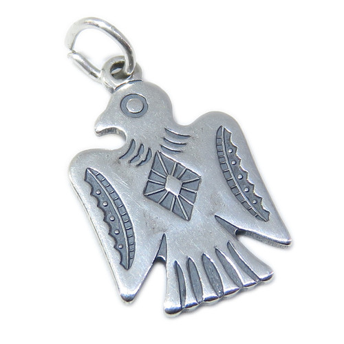 Native American Thunderbird sterling silver charm .925 x 1 Thunder Bird
