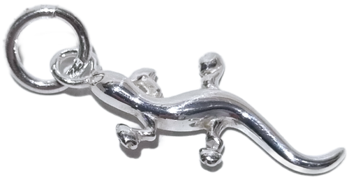 Lizard sterling silver charm .925 x 1 Reptile and Lizzards Lizards charms
