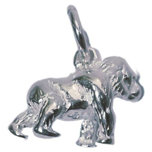 Gorilla Ape sterling silver charm .925 Apes and Gorillas charms
