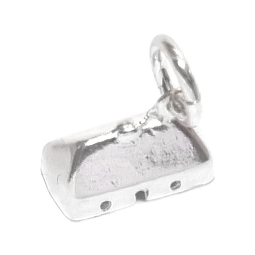 Sterling Silver Tiny Croft House Charm Pendant 925 Cottage Bracelet Gift