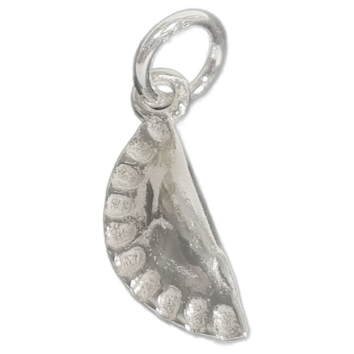 Cornish Pasty SMALL sterling silver charm .925 Cornwall Food Pasties Charms