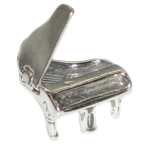 Piano with opening lid sterling silver charm .925 x 1 Pianos charms